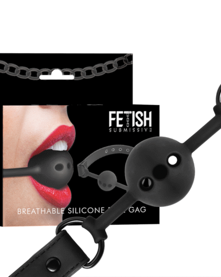 FETISH SUBMISSIVE BONDAGE - ATMUNGSAKTIVER BALLKNOPF AUS SILIKON