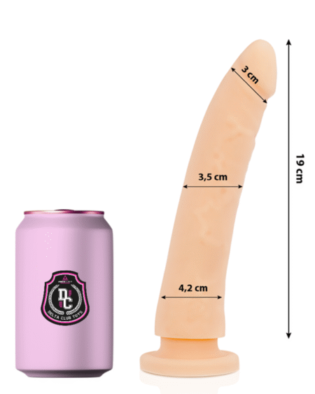 DELTA CLUB - TOYS NATÜRLICHER DILDO MEDIZINISCHES SILIKON 20 CM -O- 4 CM