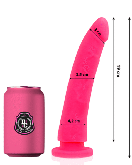 DELTA CLUB - TOYS ROSA DILDO MEDIZINISCHES SILIKON 20 CM -O- 4 CM