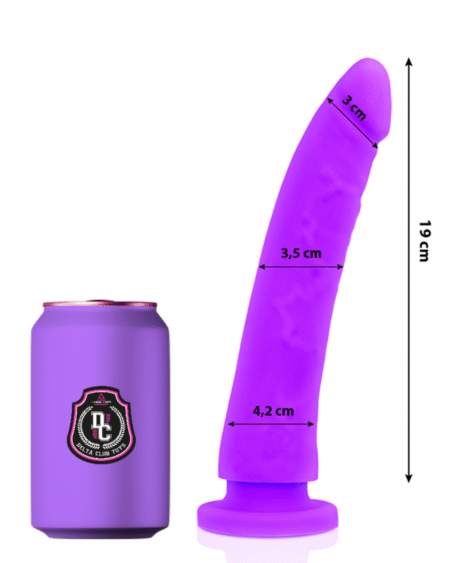 DELTA CLUB - TOYS LILA DILDO MEDIZINISCHES SILIKON 20 CM -O- 4 CM
