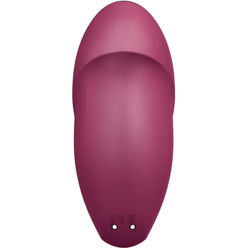 SATISFYER - TAP & CLIMAX 1 AUFLEGVIBRATOR ROT – Bild 3