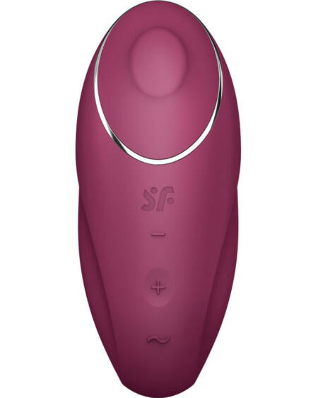 SATISFYER - TAP & CLIMAX 1 AUFLEGVIBRATOR ROT