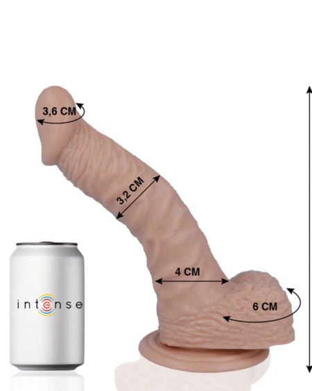 MR INTENSE - 18 REALISTIC PENIS 19.8 CM -O- 3.2 CM