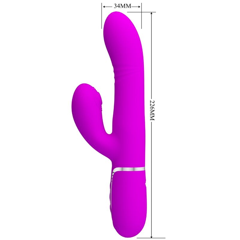 PRETTY LOVE - MULTIFUNKTIONS-G-SPOT-VIBRATOR FUCHSIA – Bild 2
