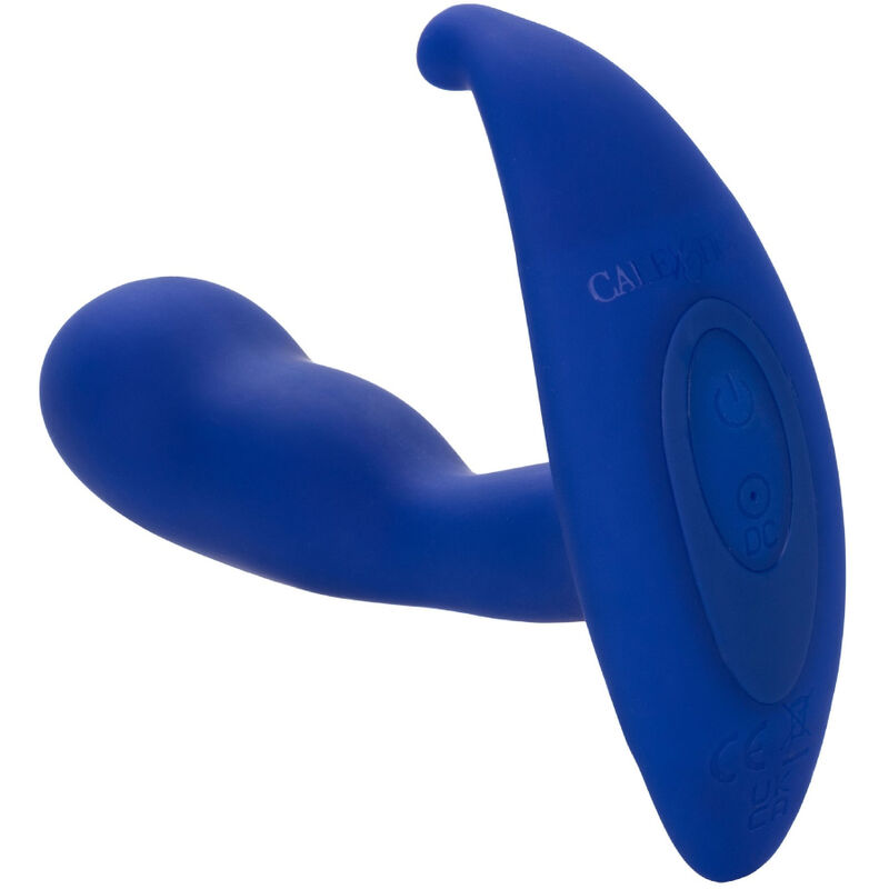 CALEXOTICS - ADMIRAL GEBOGENER ANALSTIMULATOR & VIBRATOR BLAU – Bild 3