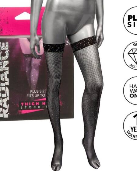 CALEXOTICS - RADIANCE OBERSCHENKEITENSTRÜMPFE RHEIN PLUS GRÖSSE