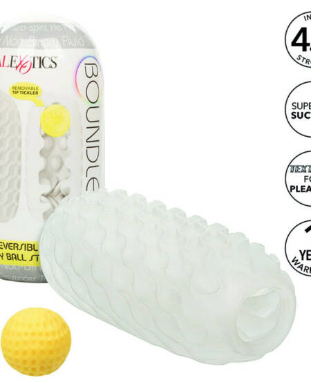 CALEXOTICS - BOUNDLESS REVERSIBLE SQUISHY BALL STROKE GRAU