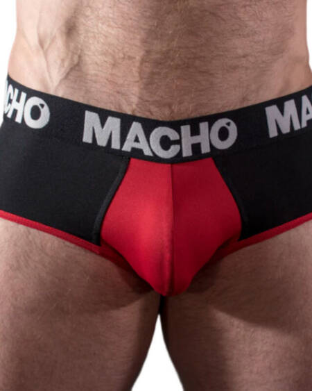 MACHO - MS26N SLIP SCHWARZ/ROT XL