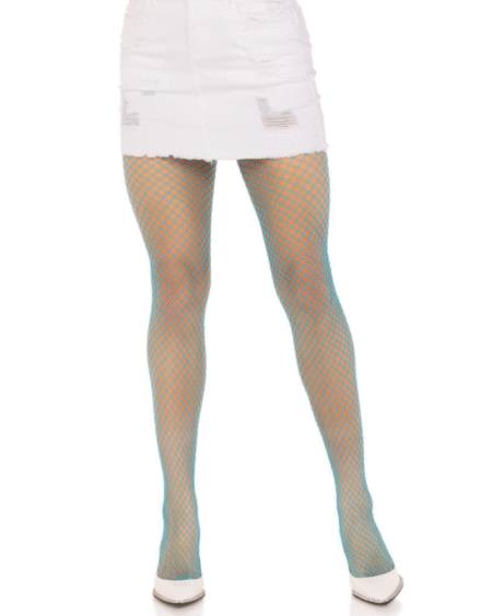 LEG AVENUE - LYCRA-NETZSTRUMPFHOSE BLAU