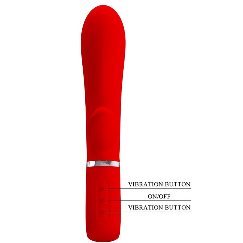 PRETTY LOVE - THOMAS MULTIFUNKTIONS-G-SPOT-VIBRATOR ROT – Bild 6
