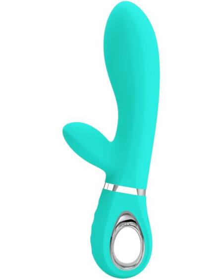 PRETTY LOVE - THOMAS MULTIFUNKTIONS-G-SPOT-VIBRATOR AQUA GREEN