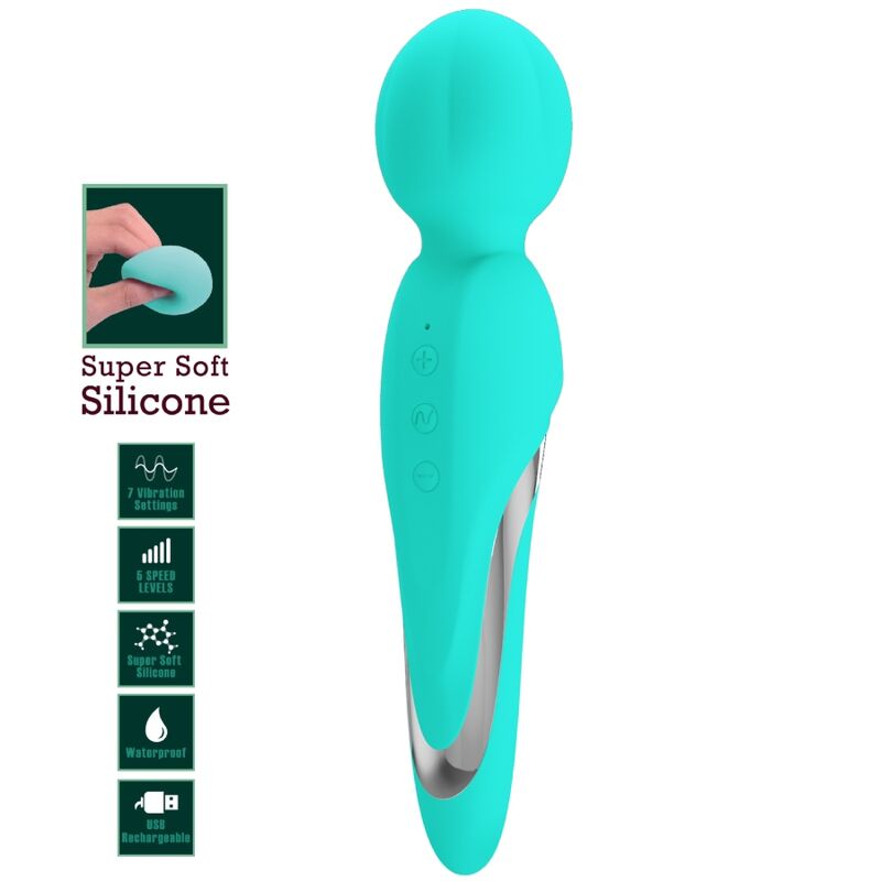 PRETTY LOVE - WALTER VIBRATOR STAB AQUA GRÜN – Bild 7