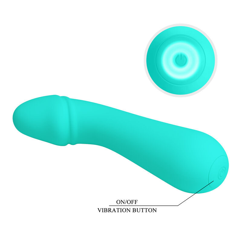 PRETTY LOVE - CETUS WIEDERAUFLADBARER VIBRATOR AQUA GREEN – Bild 7