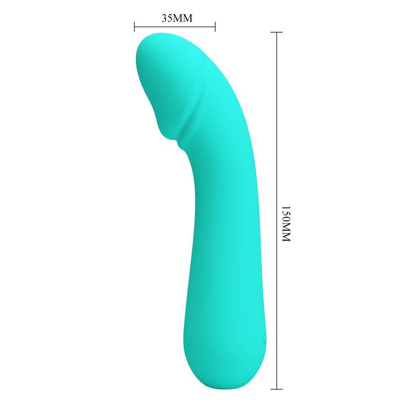 PRETTY LOVE - CETUS WIEDERAUFLADBARER VIBRATOR AQUA GREEN – Bild 6