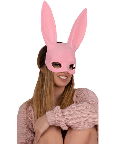 LIVCO CORSETTI FASHION - KOHU RABBIT PINK MJ009 MASKE EINE GRÖSSE