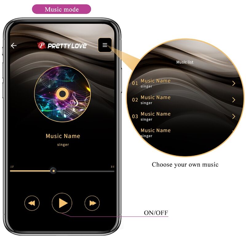 PRETTY LOVE - ELVIRA KEGEL BALLS APP FERNBEDIENUNG LILA – Bild 16