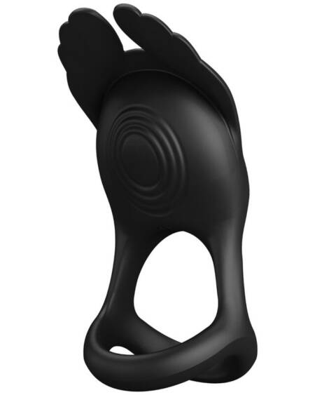 PRETTY LOVE - SILAS VIBRANT PENIS RING 7 VIBRATIONEN SCHWARZES SILIKON