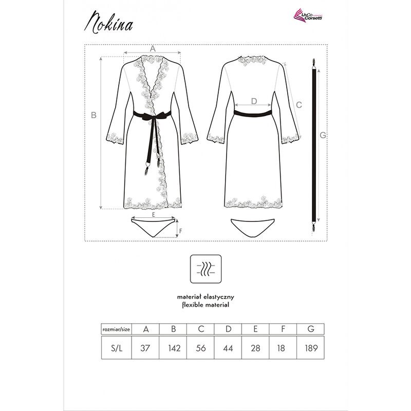 LIVCO CORSETTI FASHION - NOKINA LC XG055 KLEID + HÖSCHE SCHWARZ EINE GRÖSSE – Bild 5