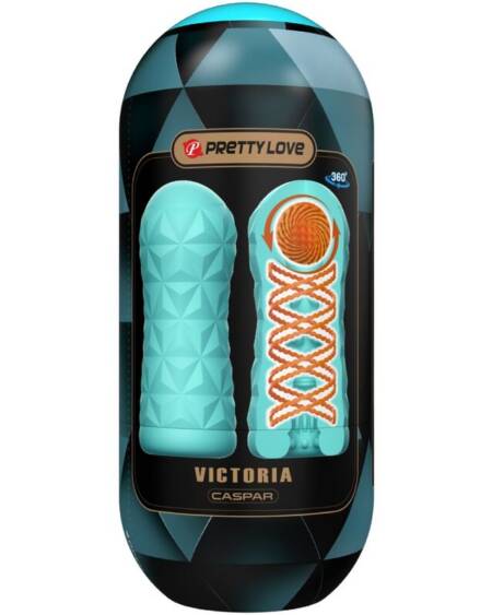 PRETTY LOVE - VICTORIA CASPAR MASTURBATOR AQUA GREEN