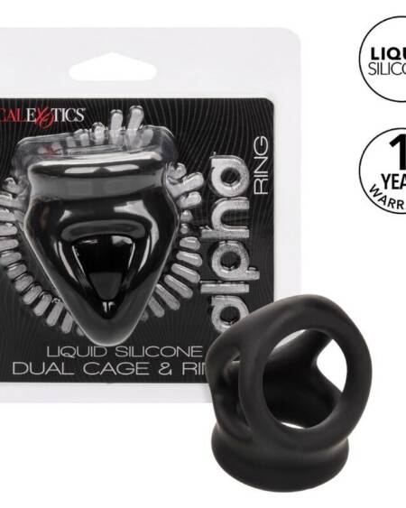 CALEXOTICS - ALPHA DUAL CAGE RING SCHWARZ