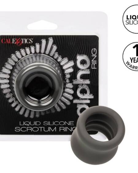 CALEXOTICS - ALPHA SCROTUM DEHNUNGSRING SCHWARZ