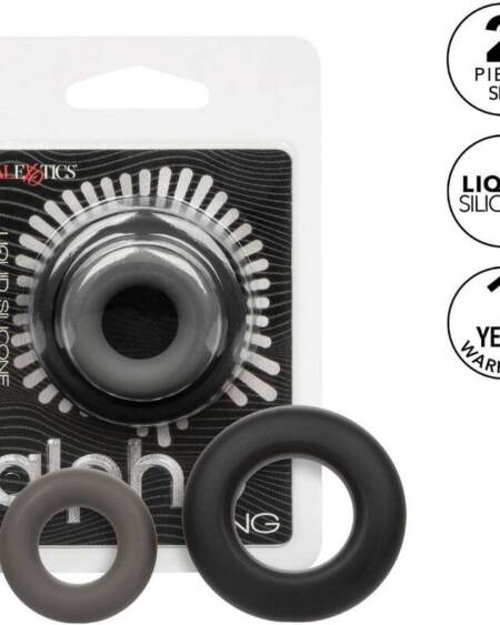 CALEXOTICS - ALPHA PROLONG SET MIT 2 RINGEN GRAU