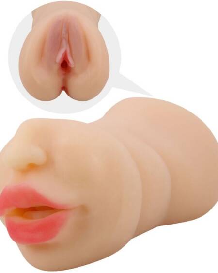 CRAZY BULL - ZOEY VAGINAFÖRMIGER MASTUBADOR MIT DOPPELTEM EINGANG