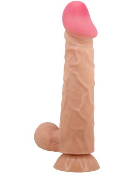 PRETTY LOVE - SLIDING SKIN SERIES REALISTISCHER DILDO MIT SLIDING SKIN SAUGNAPF 24 CM