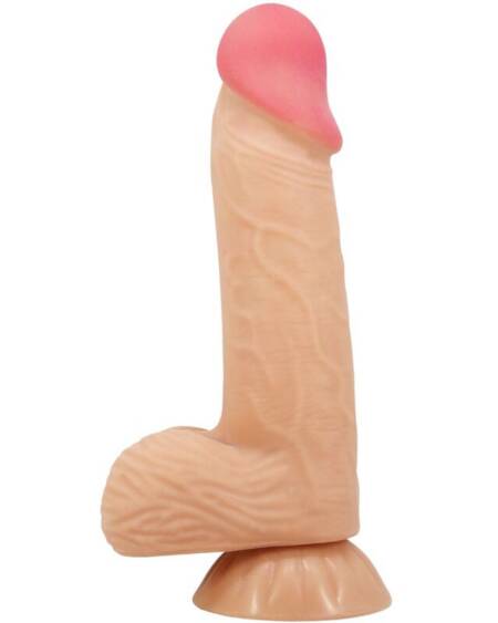 PRETTY LOVE - SLIDING SKIN SERIES REALISTISCHER DILDO MIT GLEITENDEM HAUT-SAUGNAP 20,6 CM
