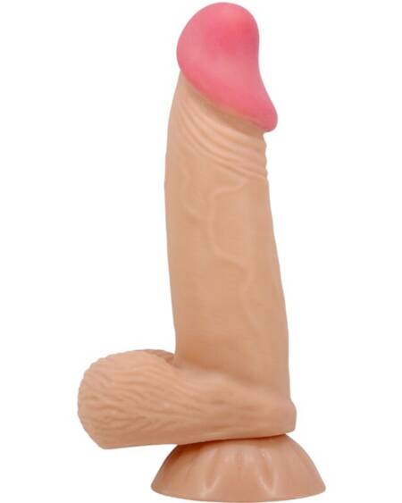 PRETTY LOVE - SLIDING SKIN SERIES REALISTISCHER DILDO MIT SLIDING SKIN SAUGNAPF 19,4 CM