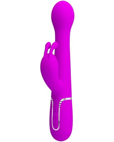 PRETTY LOVE - DEJON RABBIT VIBRATOR 3 IN 1 MULTIFUNKTIONSVIOLETT