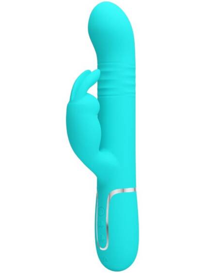PRETTY LOVE - COALE RABBIT VIBRATOR PERLEN AQUAGRÜN