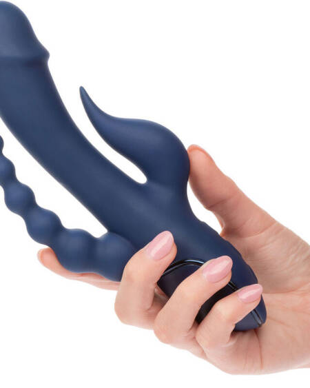 CALEXOTICS - VIBRATOR DREIFACH-ORGASMUS BLAU