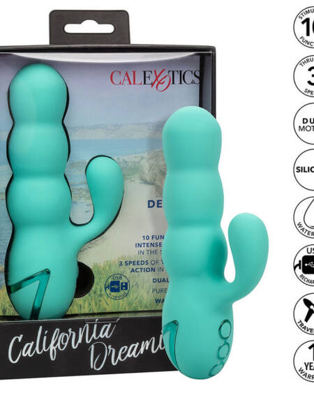 CALEXOTICS - DEL MAR DIVA VIBRATOR RABBIR AQUA GRÜN VON CALIFORNIA DREAMING