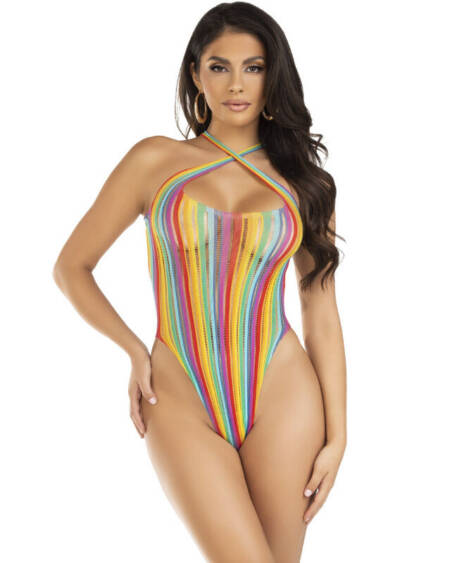 LEG AVENUE - CROSS-BODYSUIT MEHRFARBIG