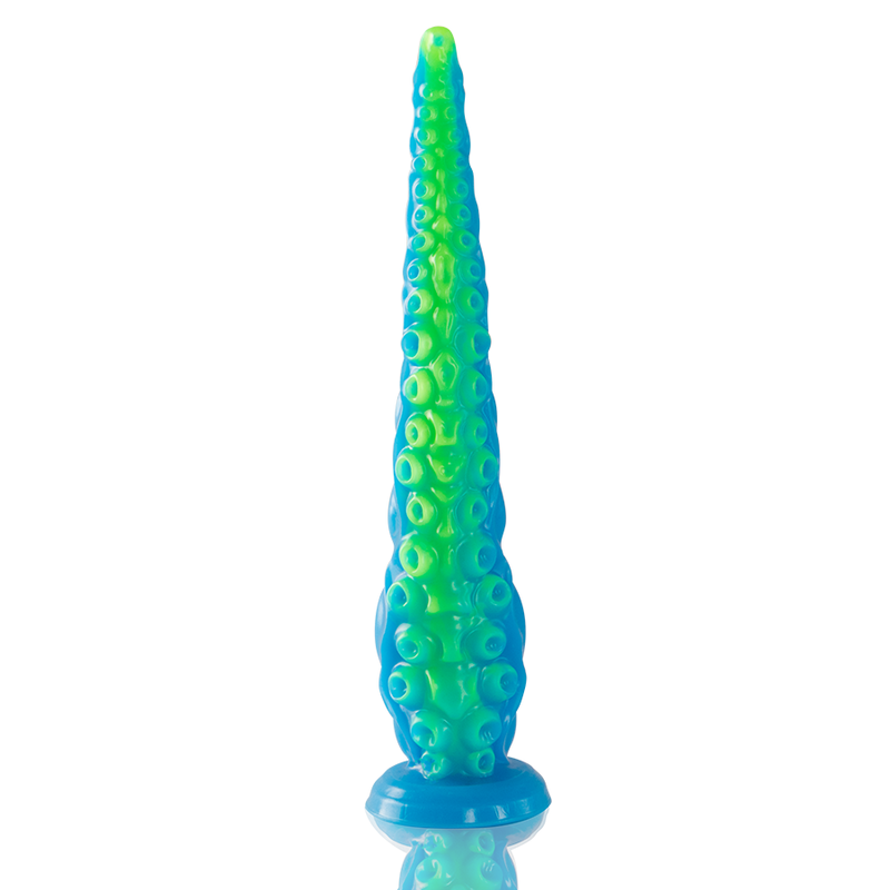 EPIC - SCYLLA FLUORESZIERENDER DÜNNER TENTAKEL-DILDO, GROSSE GRÖSSE – Bild 4