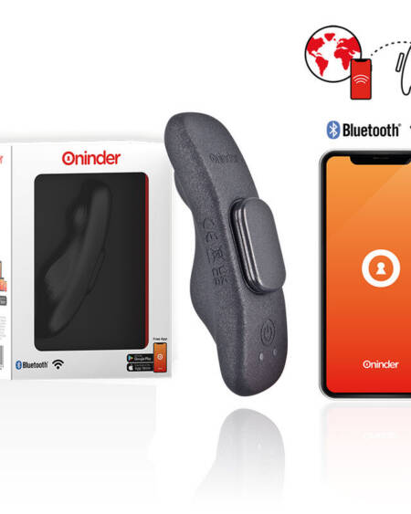 ONINDER - MANILA PANTY WIEDERAUFLADBARER VIBRATOR 9 GESCHWINDIGKEITEN 9,6 CM X 2,6 CM - KOSTENLOSE APP