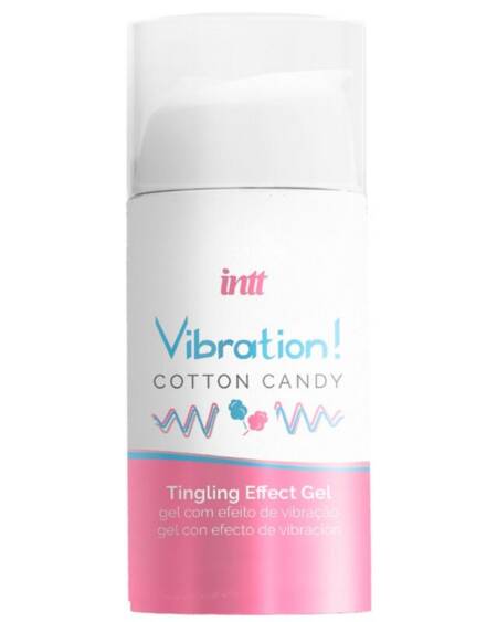 INTT - KRAFTVOLLES INTIMULATIONS-ZUCKERWATTE-FLÜSSIGE VIBRATOR-GEL 15 ML