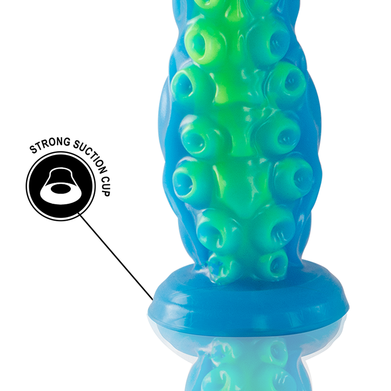 EPIC - SCYLLA FLUORESZIERENDER DÜNNER TENTAKEL-DILDO, GROSSE GRÖSSE – Bild 6