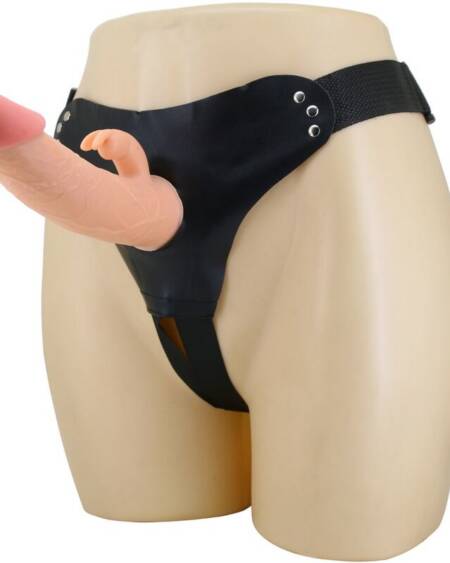 PRETTY LOVE - MAVIS HARNESS UNIVERSAL SLIP MIT DILDO 19 CM NATUR