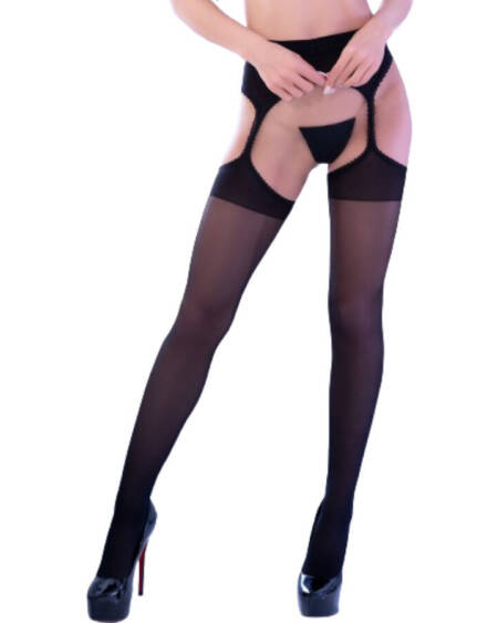 CHILIROSE - CR 4312 STRUMPFSTRÜMPFE SCHWARZ S/M