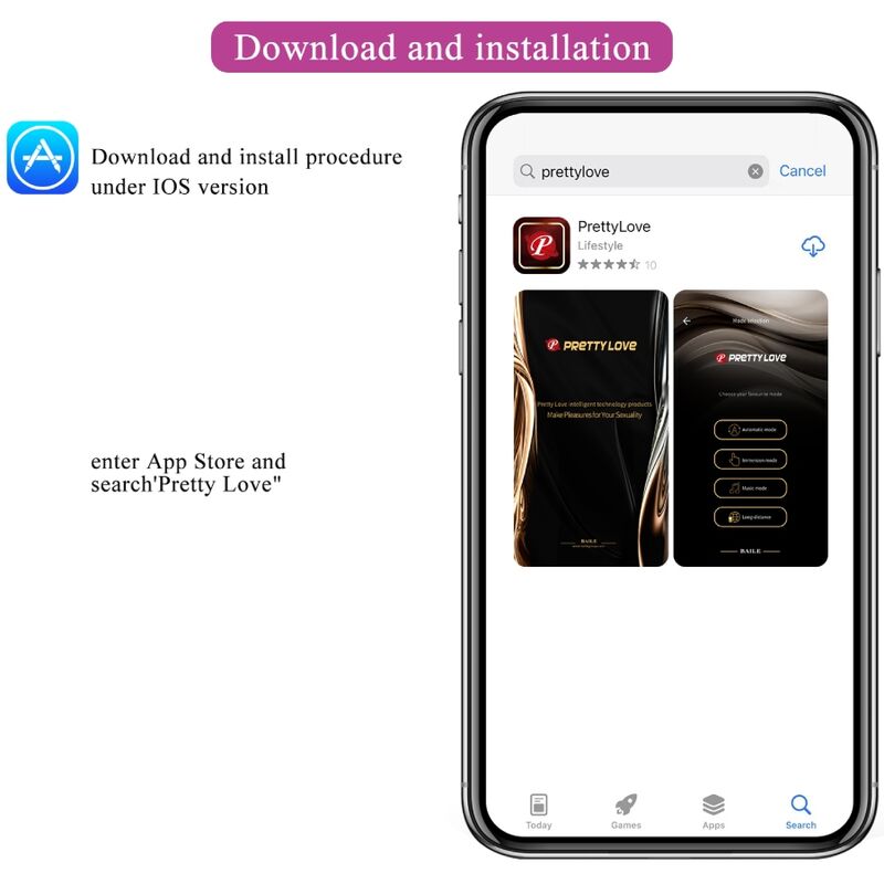 PRETTY LOVE - ETHAN WIEDERAUFLADBARER VIBRATOR LILA – Bild 8