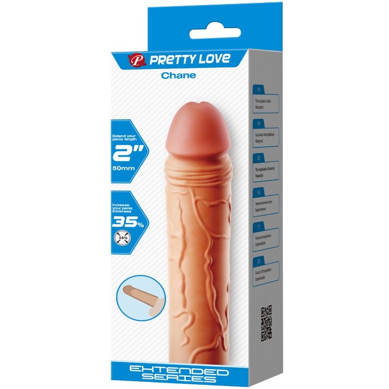 PRETTY LOVE - CHANE PENIS EXTENDER COVER FLEISCH – Bild 6