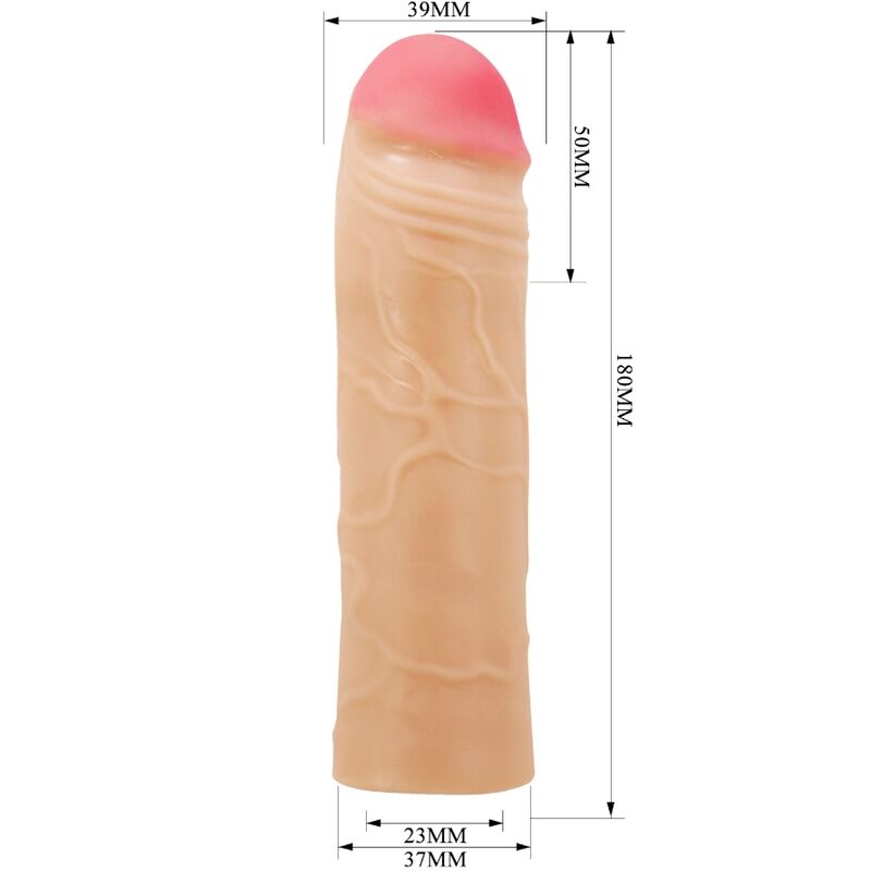 PRETTY LOVE - CHANE PENIS EXTENDER COVER FLEISCH – Bild 4