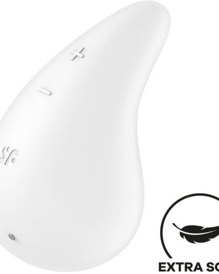 SATISFYER - DEW DROP VIBRATOR AUFLEGEN WEISS