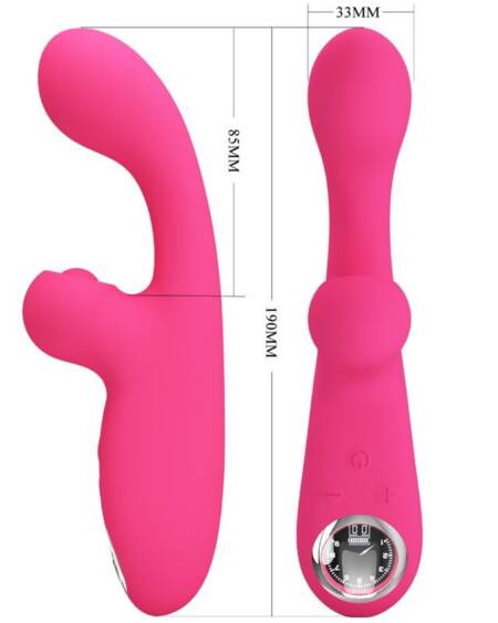 PRETTY LOVE - SKYLAR STIMULATOR VIBRATOR ROSA