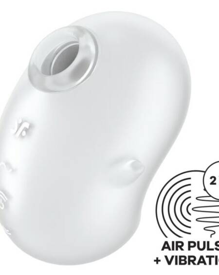 SATISFYER - CUTIE GHOST AUFLEGEVIBRATOR WEISS