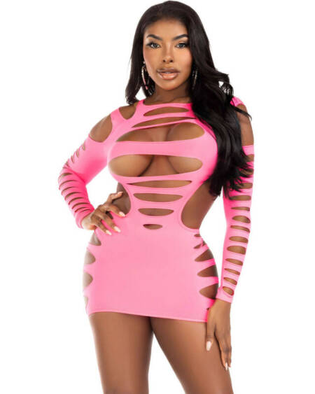 LEG AVENUE - ERÖFFNUNGSKLEID FUCHSIA