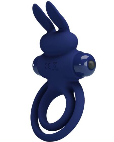 PRETTY LOVE - DAREY DOPPELTER VIBRATIONSRING KANINCHEN BLAU