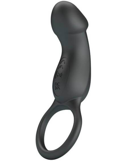 PRETTY LOVE - TRAE VIBRATIONSRING MIT SCHWARZEM STIMULATOR